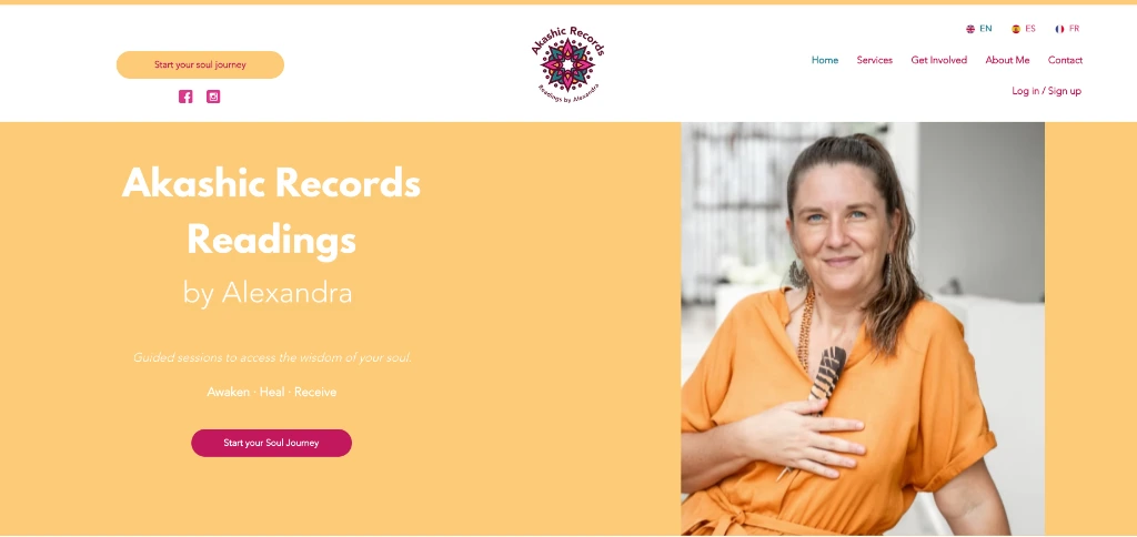 Akashic Records by Alexandra Multilingual Web Platform