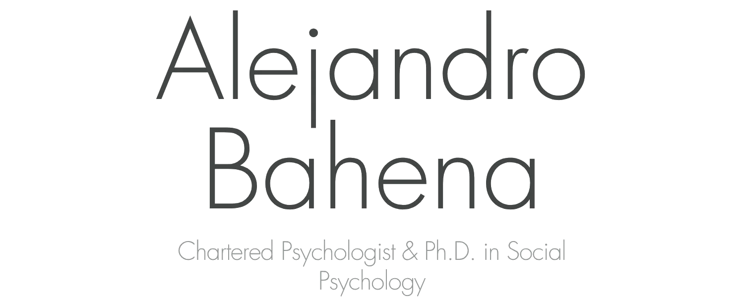 Logo de Alejandro Bahena, psicólogo — cliente de branding de consulta privada, Escocia